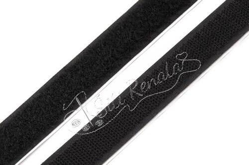 Suchý zip černý 20 mm