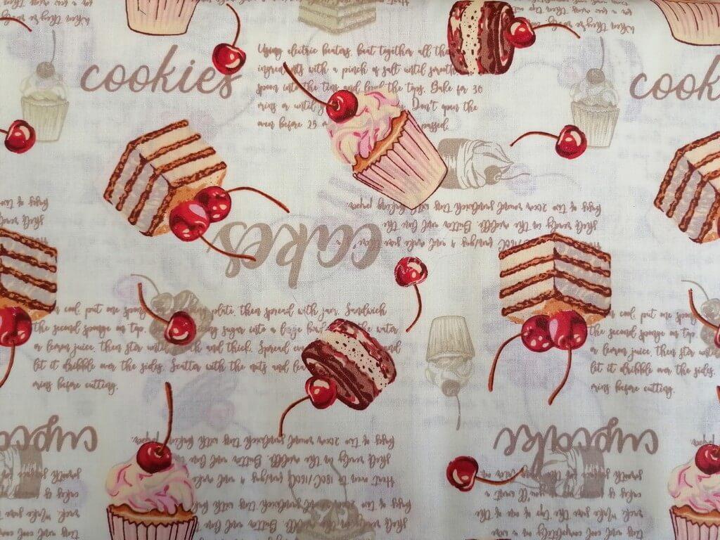 # Látka cupcake na béžové