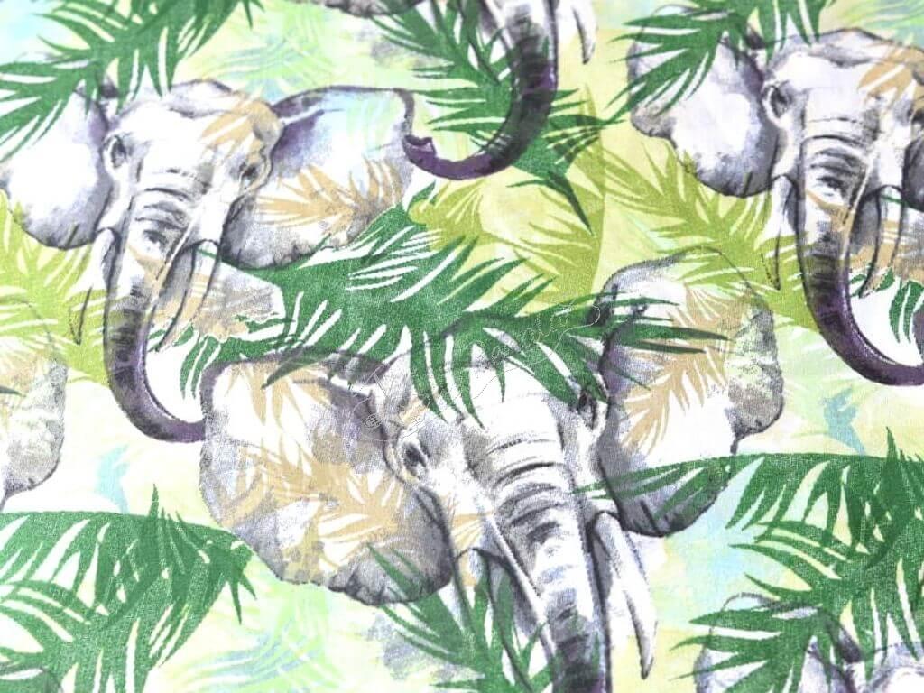 Látka džungle slon