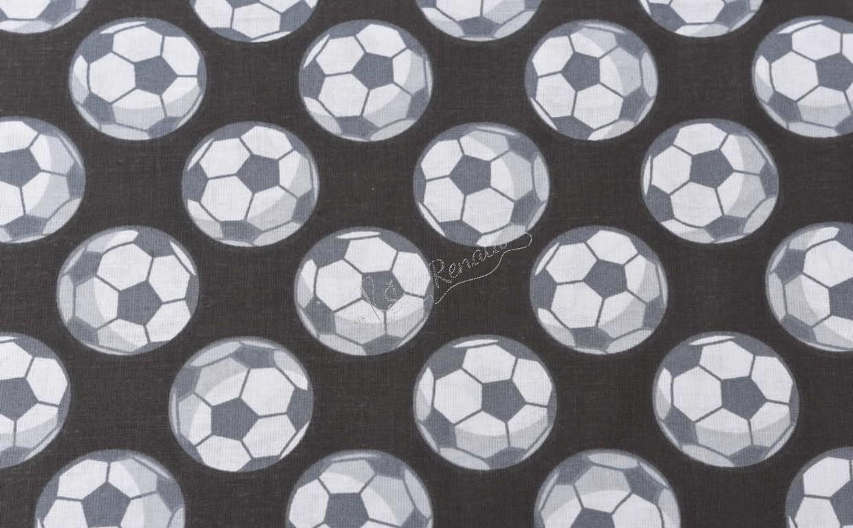 Látka fotbalový míč na černé