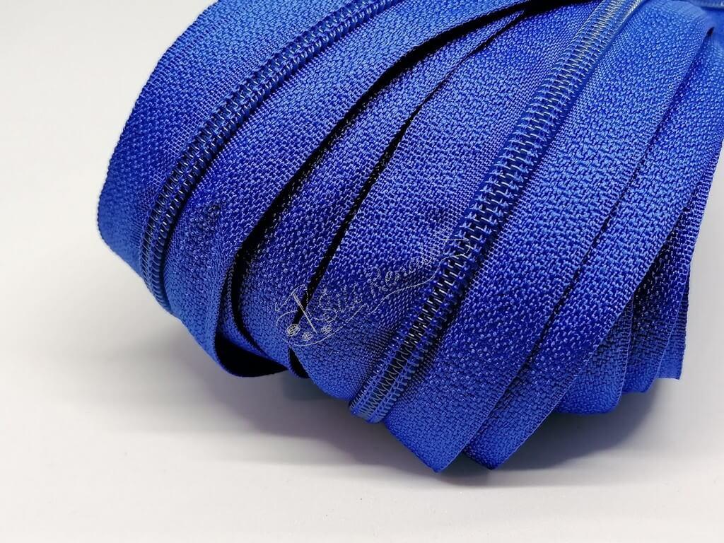 Zip spirálový modrý 5 mm