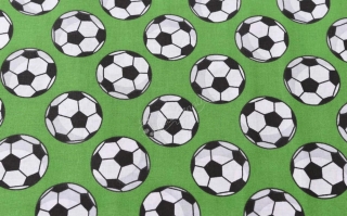 Látka fotbalový míč na zelené